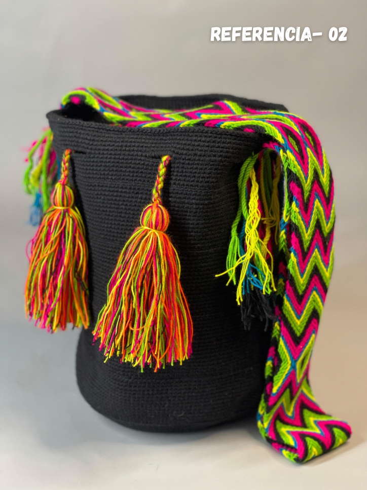 Mochila GRANDE Negra⚫️ 🎩(31x28)