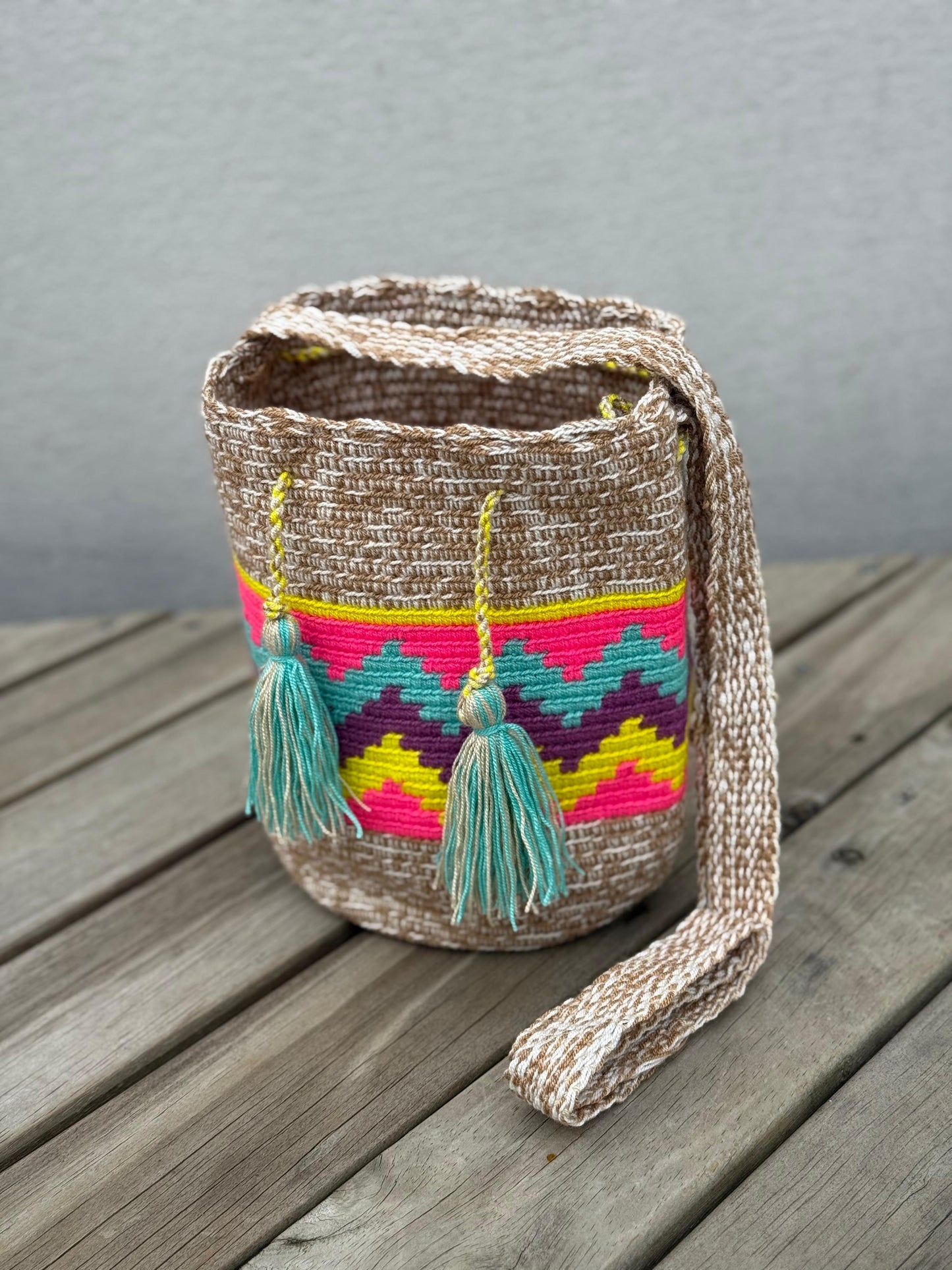 Mochila MEDIANA Tonos Pastel (22x18)⭐️