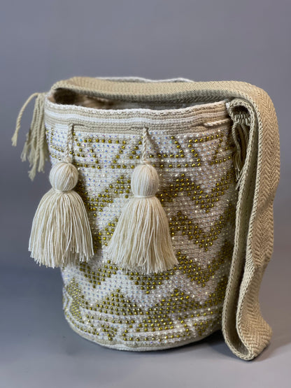 Mochila GRANDE Perlada💫(31x28)