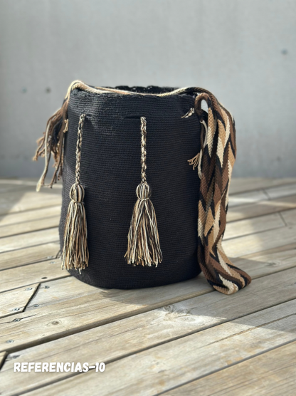 Mochila GRANDE Negra⚫️ 🎩(31x28)