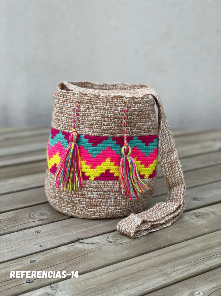 Mochila MEDIANA Tonos Pastel (22x18)⭐️