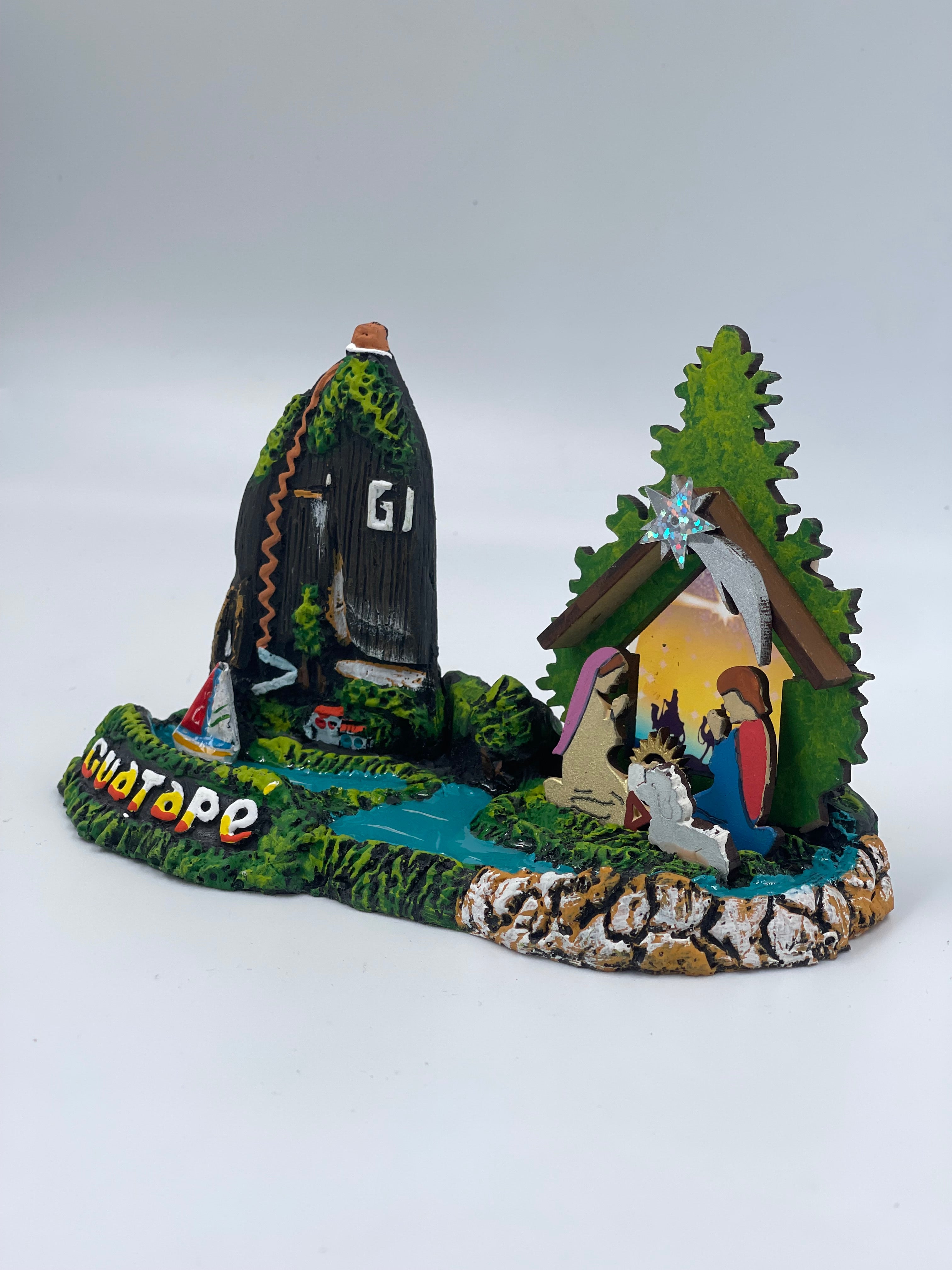 Pesebre Piedra Laser