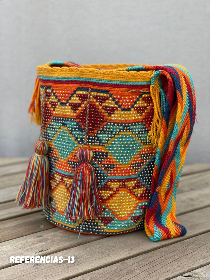Large Pearl Wayuu Backpack
