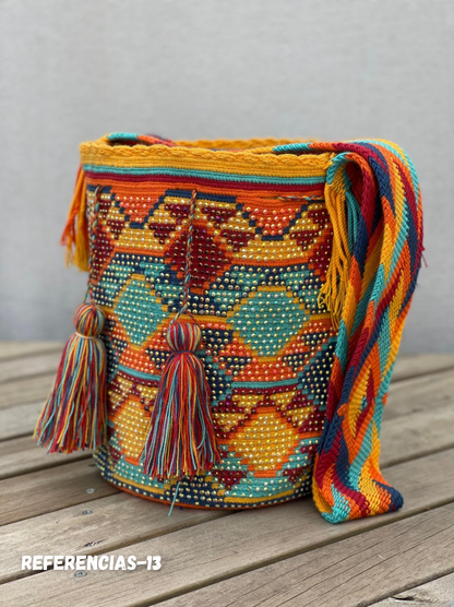 Large Pearl Wayuu Backpack