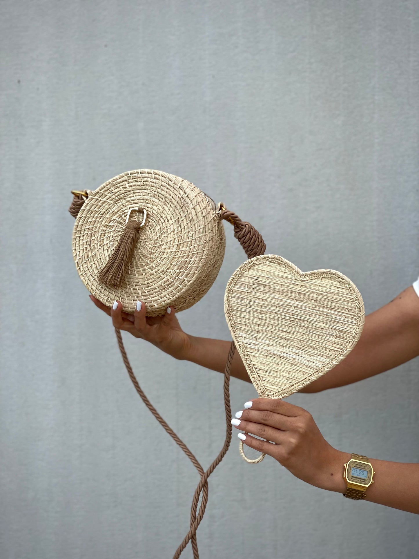 COMBO DE IRACA⭐️- Bolso en Forma de Yoyo + (Abanico de Regalo)🎁