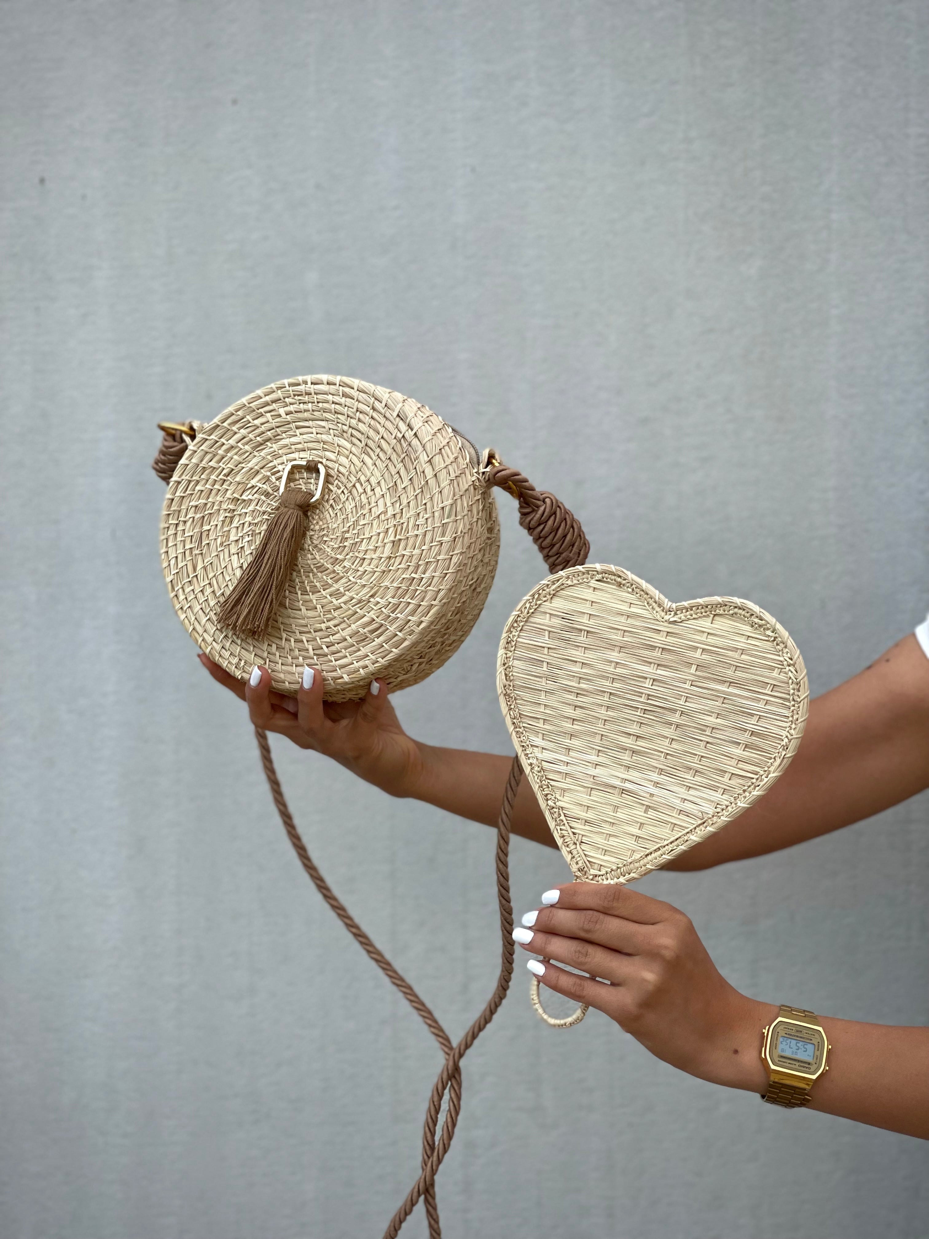 COMBO DE IRACA - Bolso en Forma de Yoyo + (Abanico de Regalo)