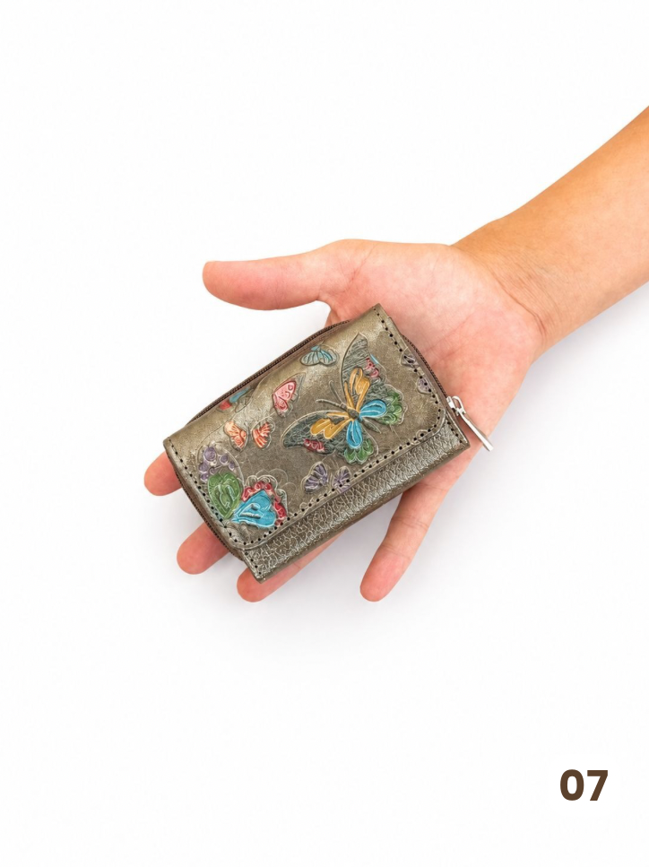 🦋Billetera Pequeña con Cierre (11x8cm)