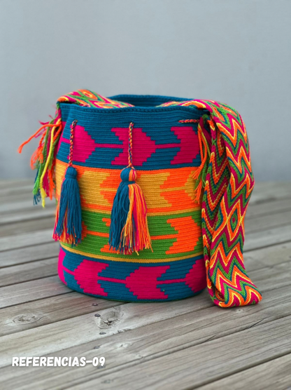 Mochila GRANDE Fiesta Tropical🌴 (31x28)