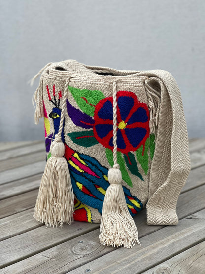 Mochila GRANDE Tapizada (31x28)🦜