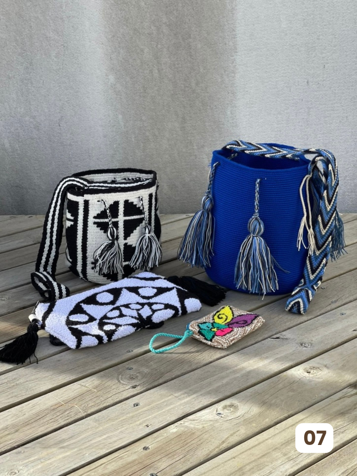 ✨Combo Especial: 2 Mochilas MEDIANAS+ (Sobre Wayuu + Monedero GRATIS) 🎁