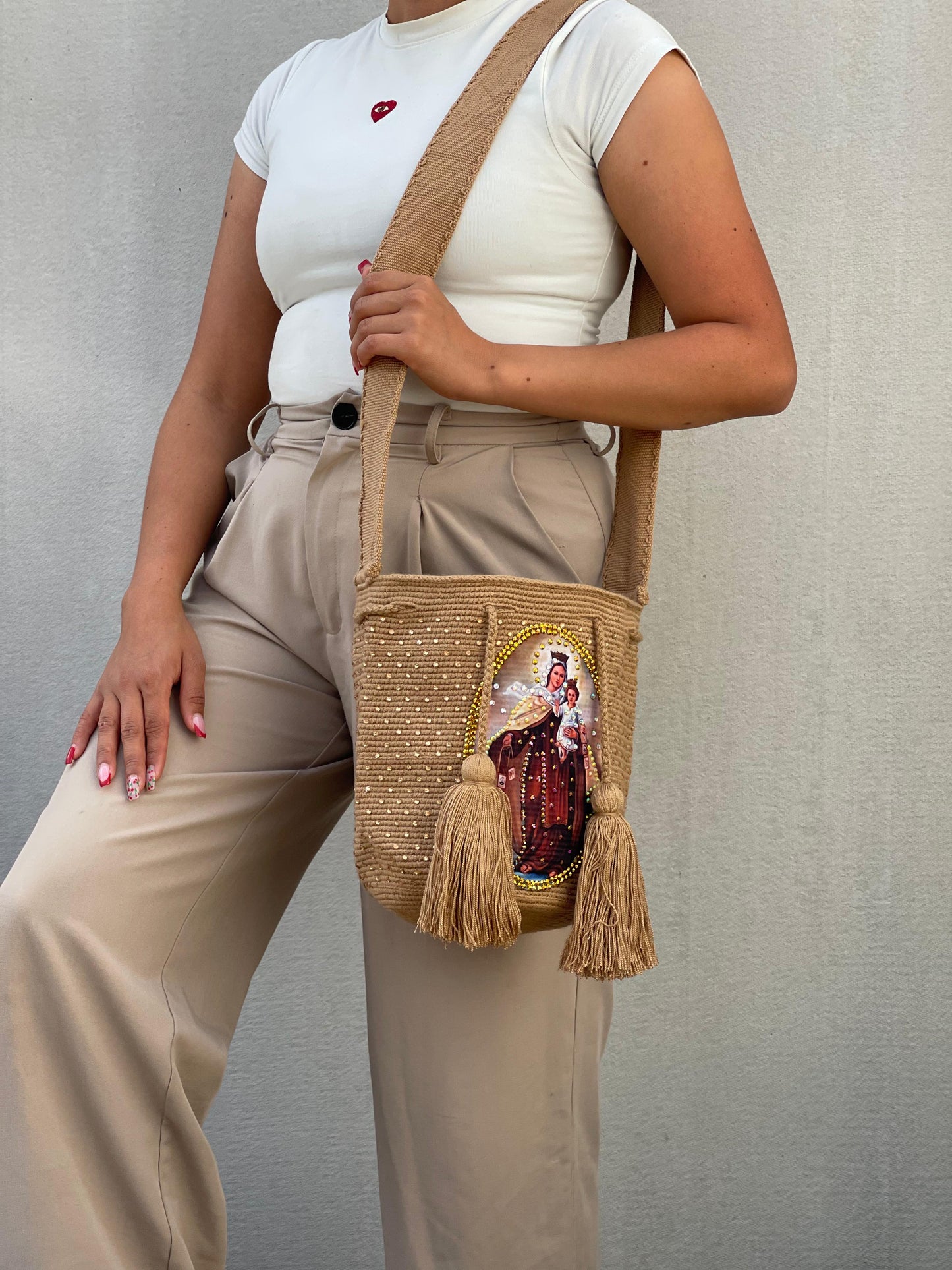 Mochila MEDIANA Perlada💫(22x18)