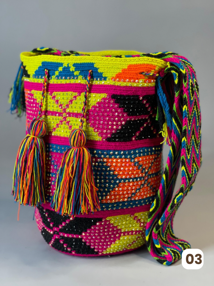 Large Pearl Wayuu Backpack
