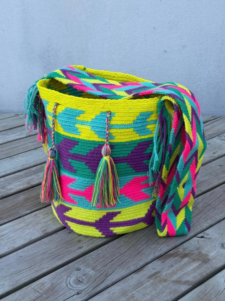 Mochila GRANDE Tonos Rosa (31x28)