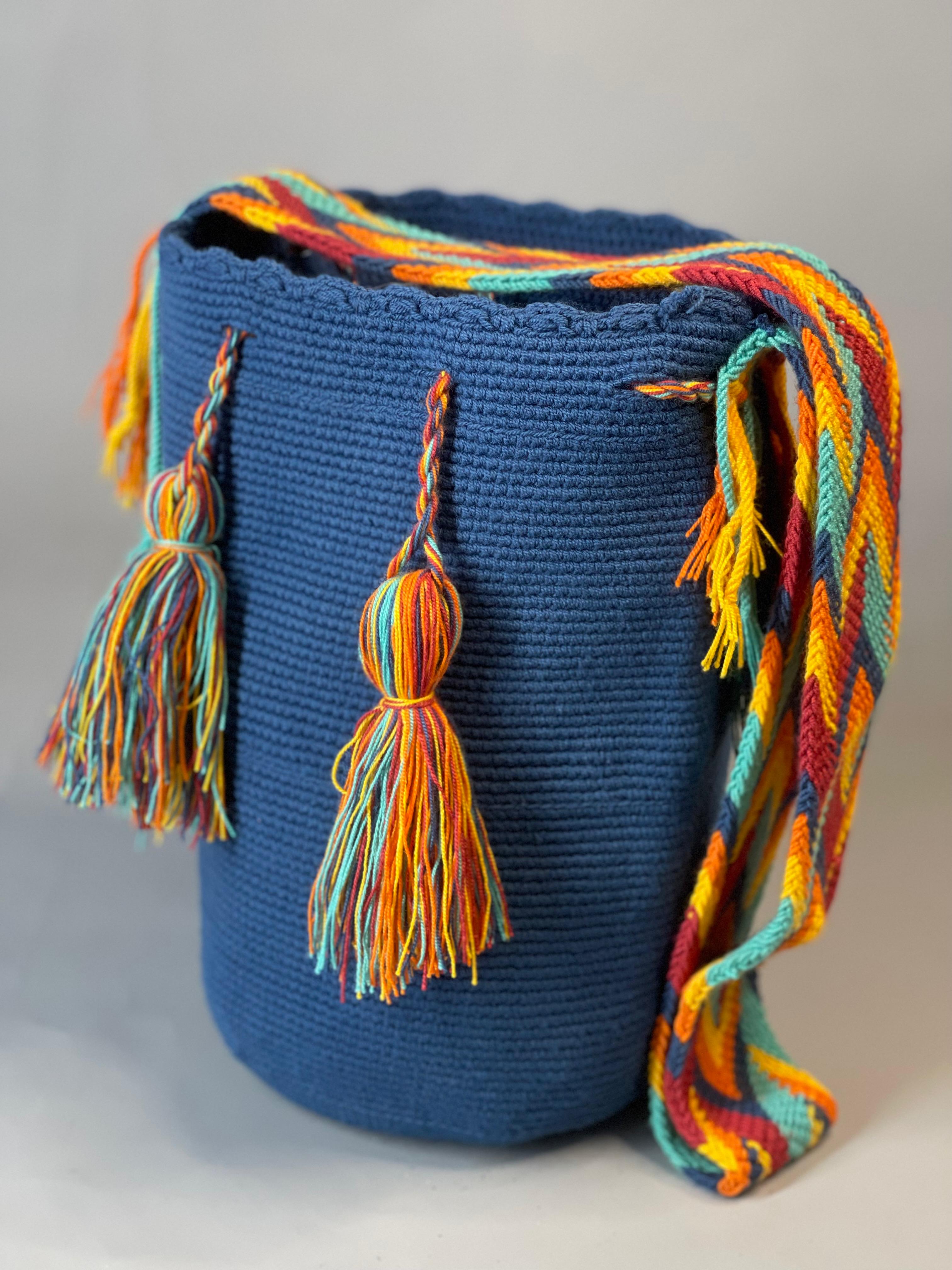 Mochila GRANDE Azul 🌊(31x28)