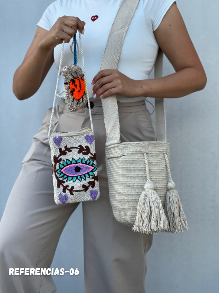 ✨Combo – Mochila Mediana + Portacelular + Monedero 🎁 – (22x20 cm)