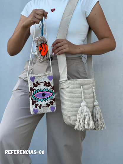 ✨Combo – Mochila Mediana + Portacelular + Monedero 🎁 – (22x20 cm)