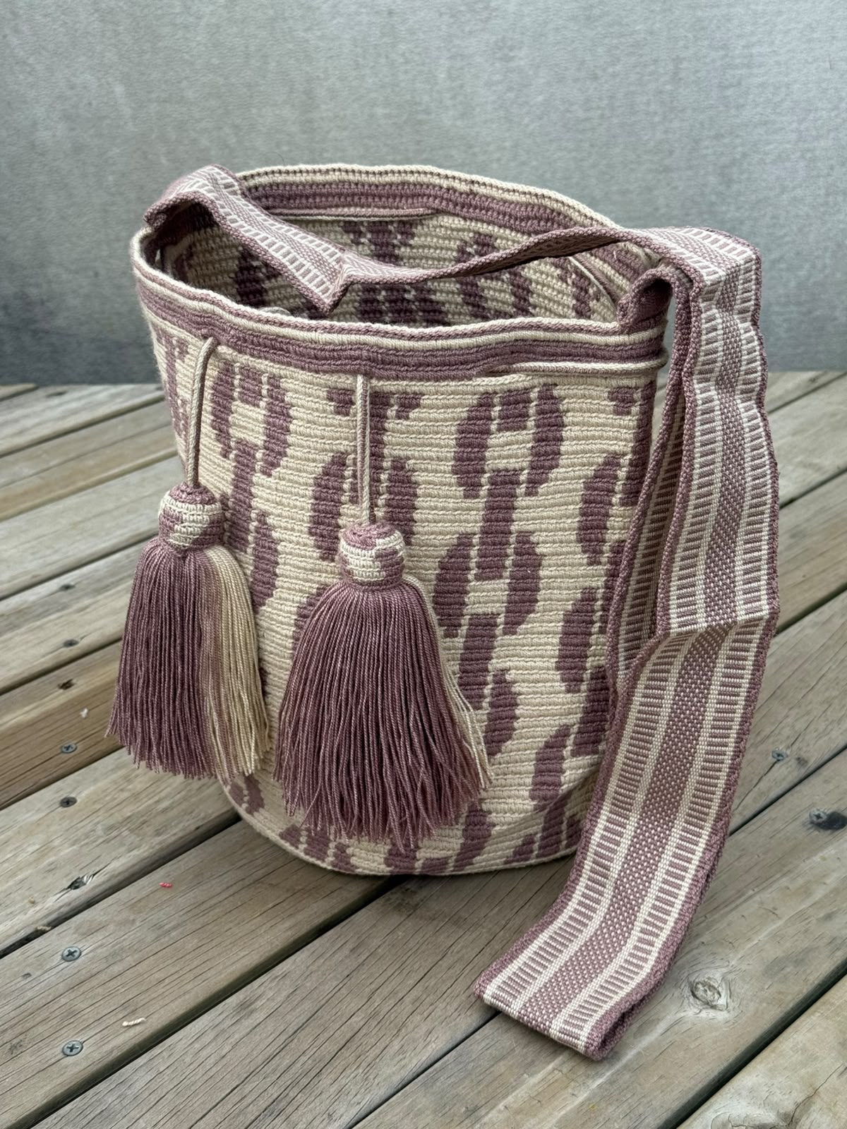 Mochila GRANDE PREMIUM Tonos Neutros (32x29 cm)