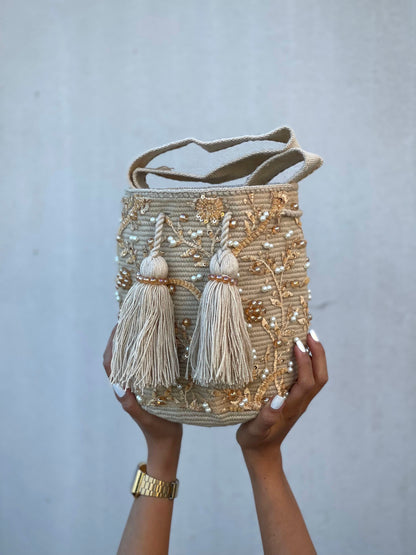 Mochila MEDIANA Recamada🌟💎(22x20)