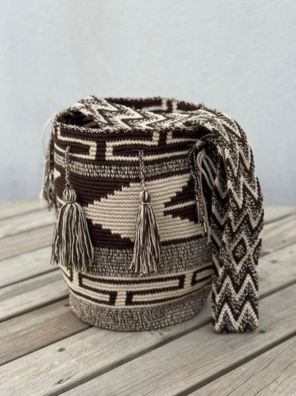 Mochilas GRANDE Diseño Hombre 🔹🩶 (31x28)