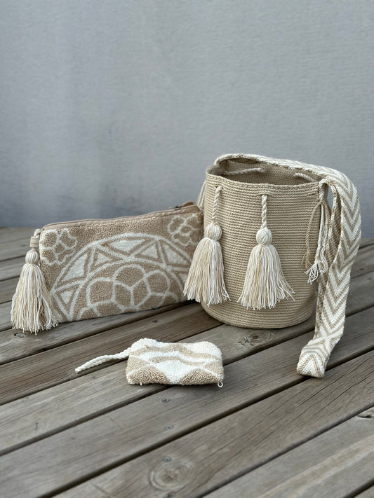 💫 Combos Wayuu: Mochila MEDIANA+ Sobre + (MONEDERO GRATIS) 🎁