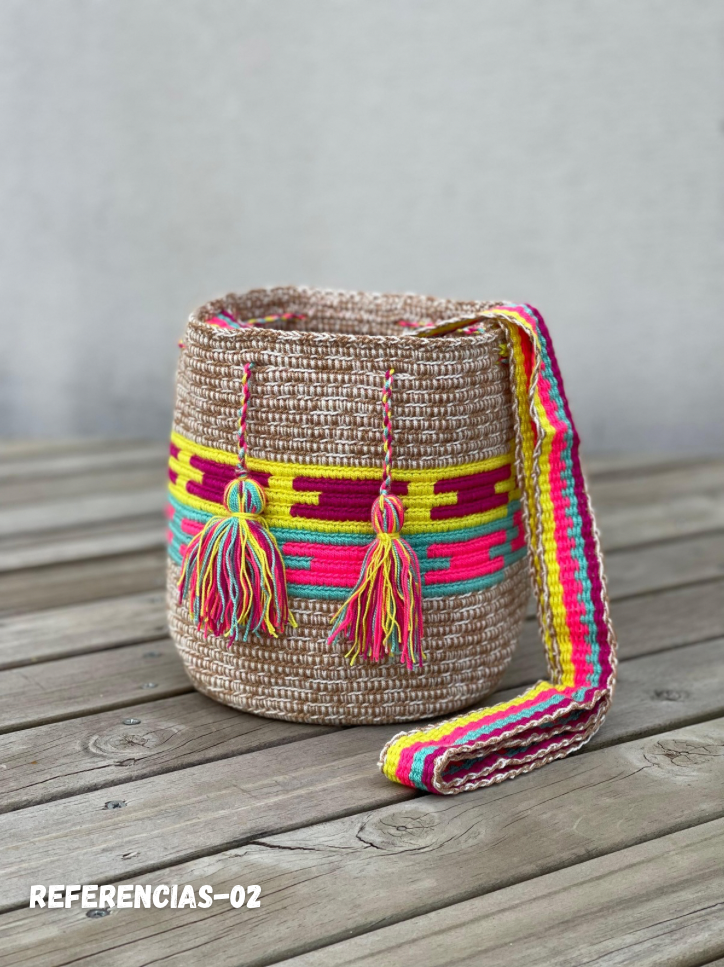 Mochila MEDIANA Tonos Pastel (22x18)⭐️