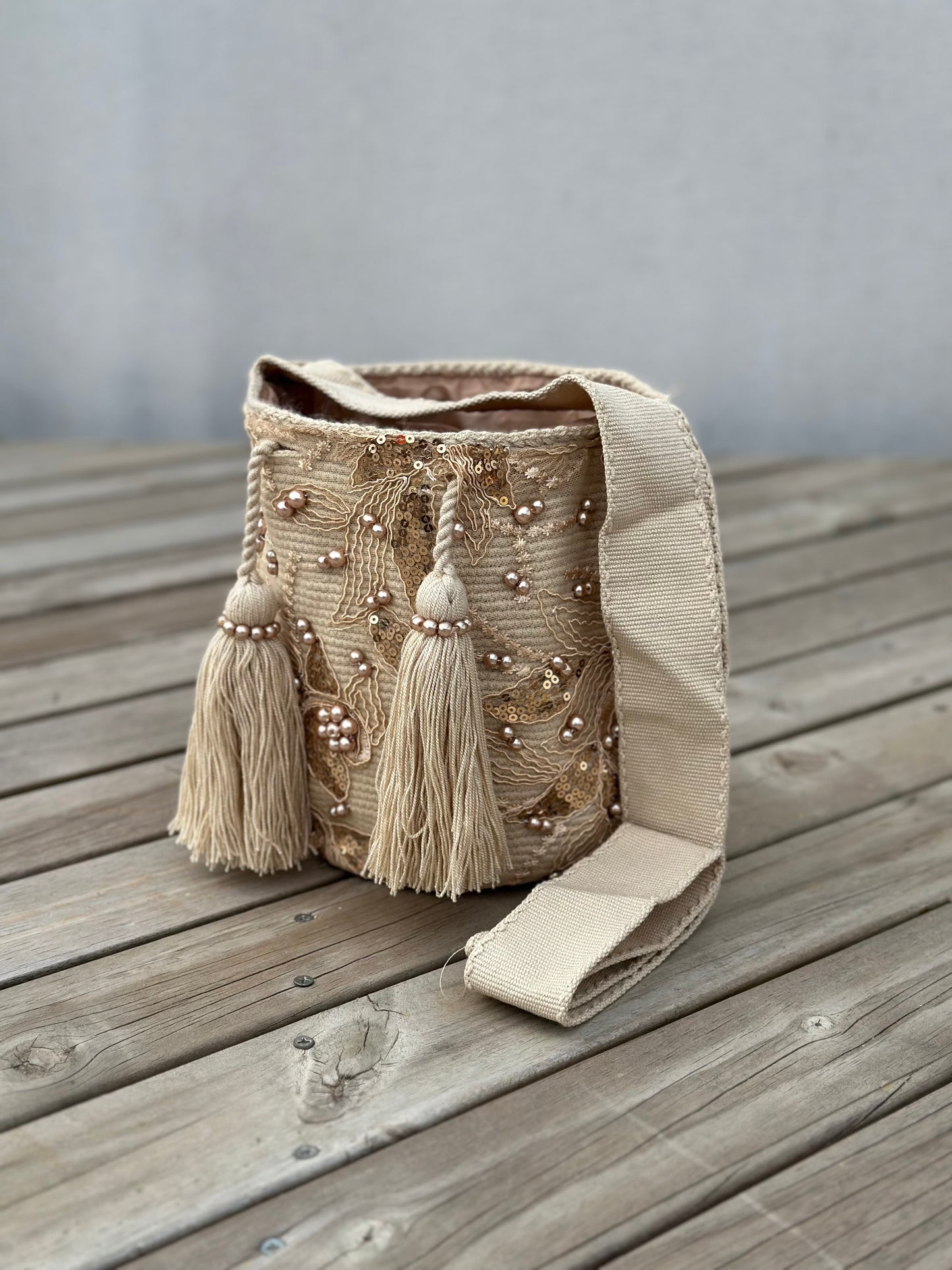 Mochila MEDIANA Recamada🌟💎(22x20)