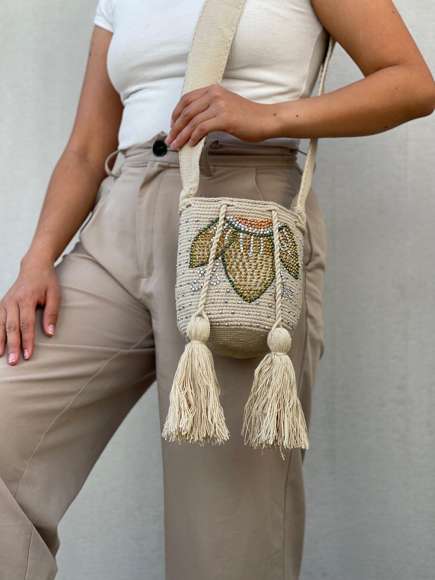 Mochila Pequeña Perlada💎⭐️ (17x15)