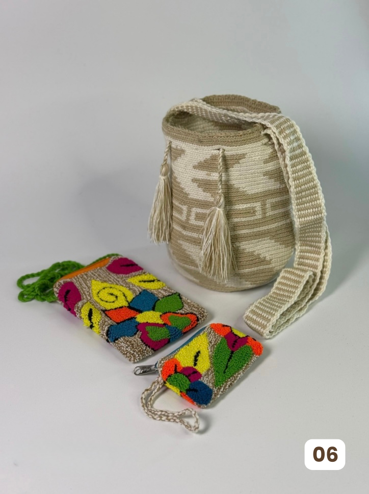 ✨Combo: Mochila MEDIANA Diseño+ Portacelular + (MONEDERO GRATIS) 🎁