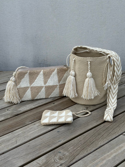 💫 Combos Wayuu: Mochila MEDIANA+ Sobre + (MONEDERO GRATIS) 🎁