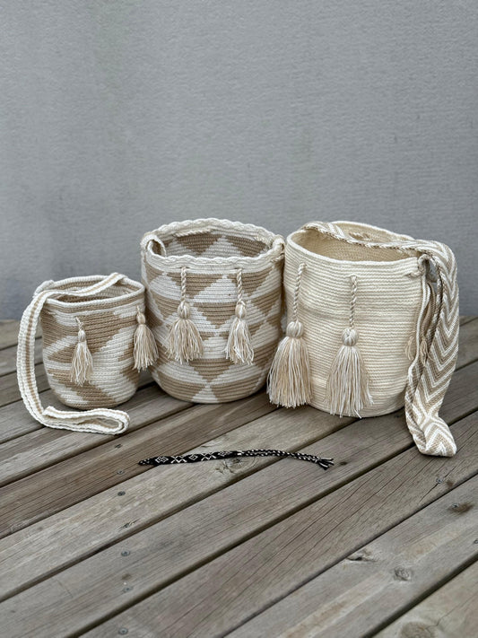 ✨Pack Especial: 2 Mochilas MEDIANAS+ (Mochila PEQUEÑA + Manilla ) 🎁