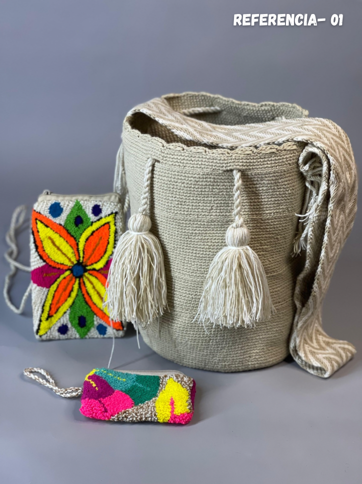 💫 Combo: Mochila GRANDE+ Portacelular + (MONEDERO GRATIS) 🎁