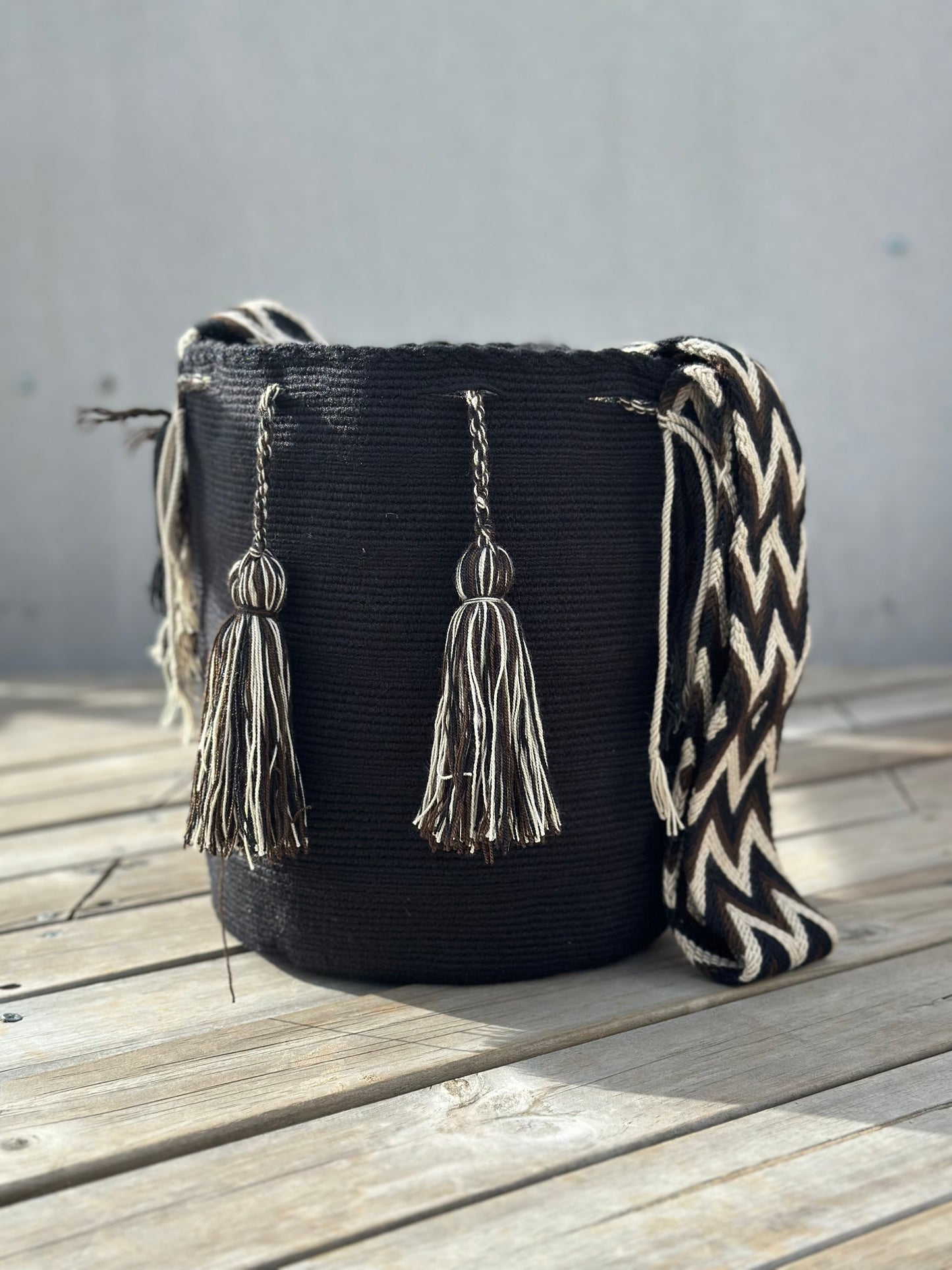 Mochila GRANDE Negra⚫️ 🎩(31x28)