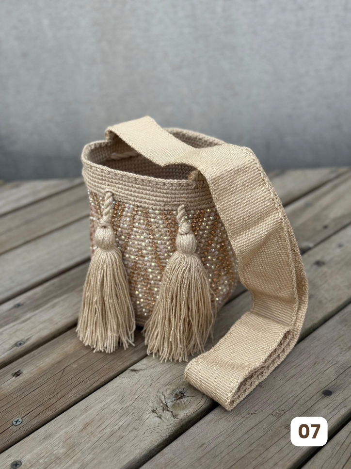 Mochila Pequeña Perlada💎⭐️ (17x15)