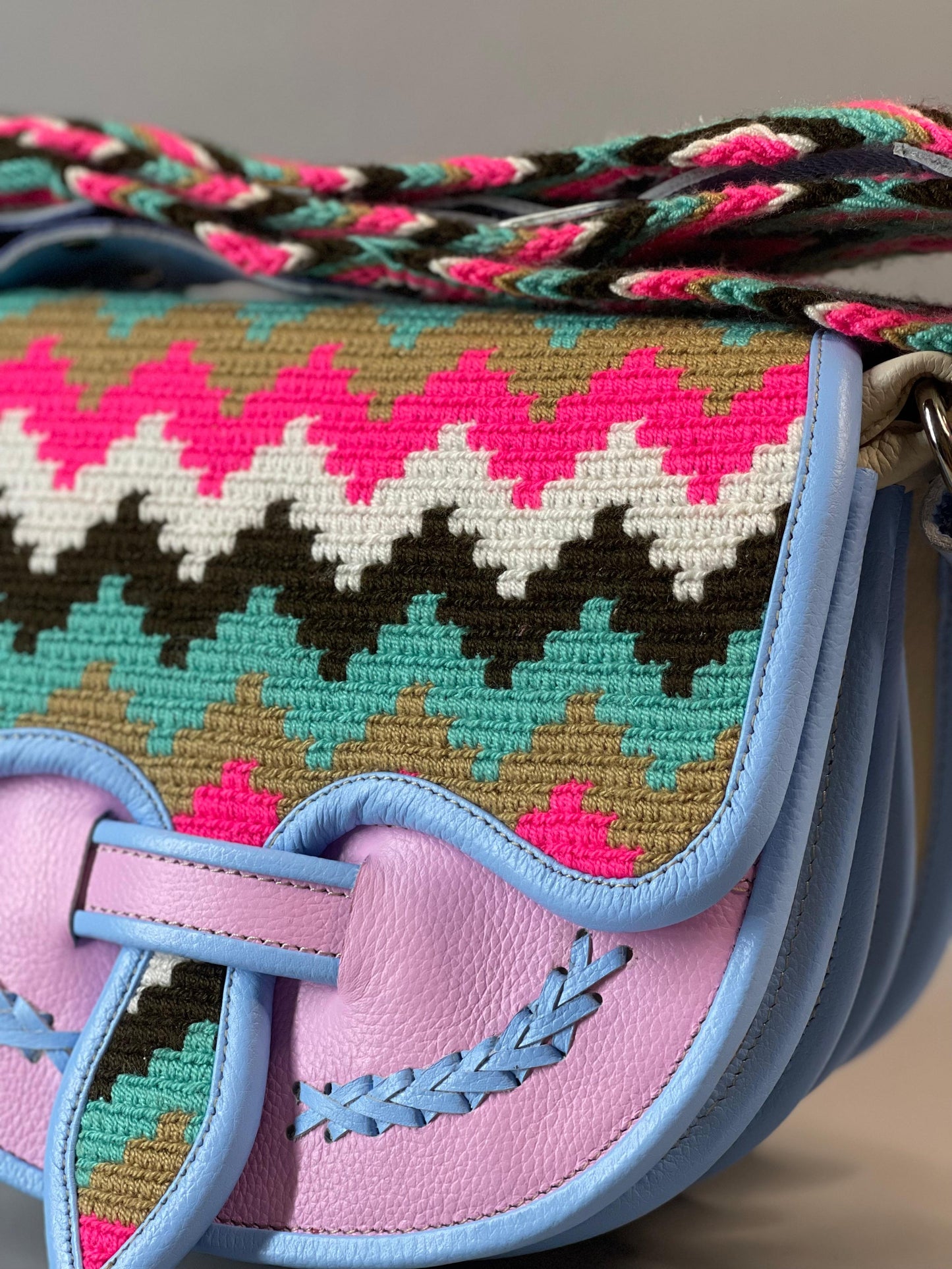 Carriel Wayuu Marea Rosada– Nueva Colección 🌸