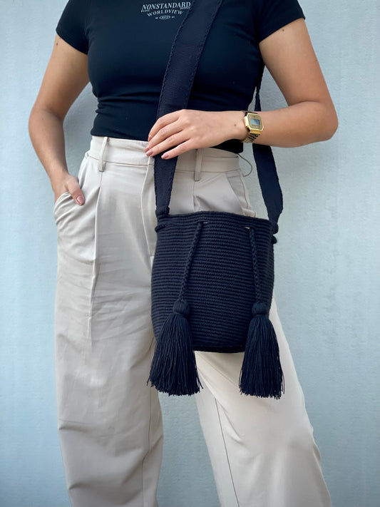 Mochila MEDIANA Negra⚫️ (22x18)