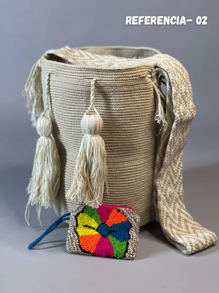 ✨ Mochila GRANDE Unicolor + (Monedero GRATIS) 🎁🚚