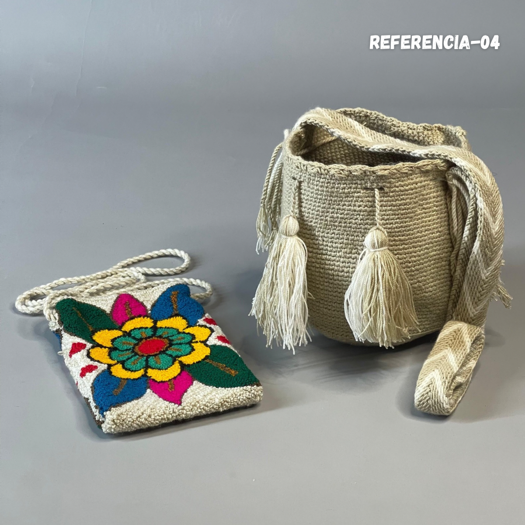 🎒📱 Combo Wayuu: Mochila Pequeña + PortaCelular 🚚✨