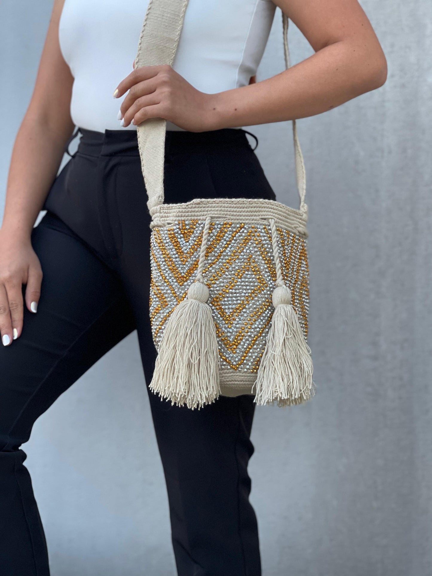 Mochila MEDIANA Perlada💫(22x18)