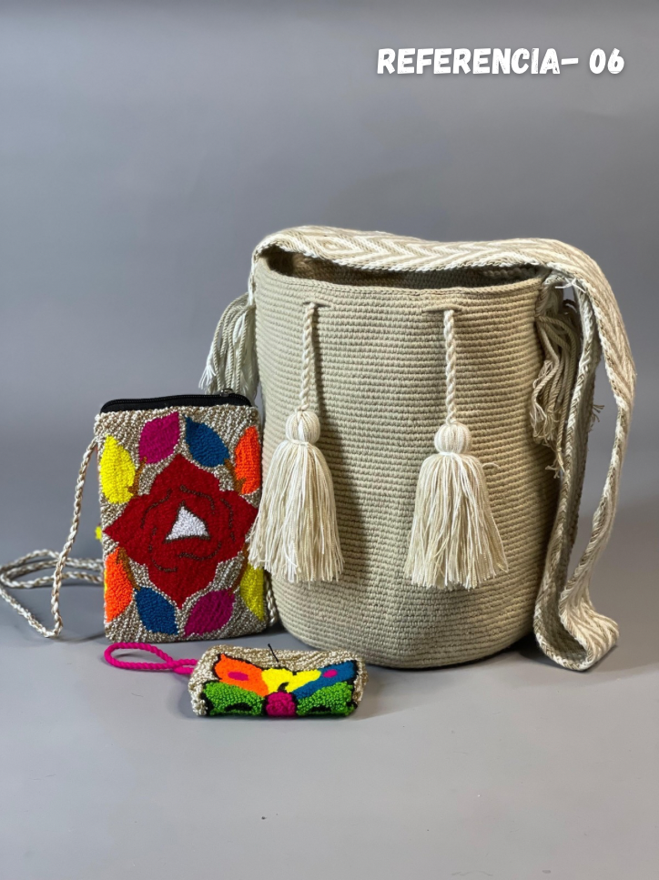💫 Combo: Mochila GRANDE+ Portacelular + (MONEDERO GRATIS) 🎁