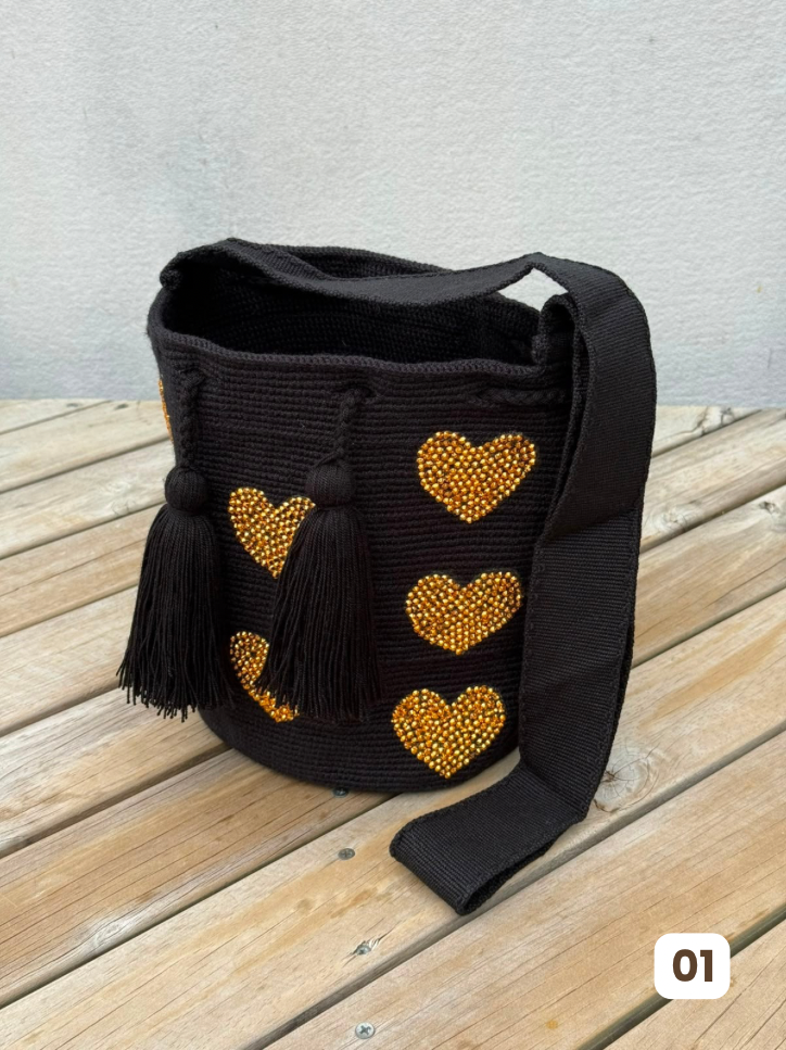 Mochila MEDIANA Perlada💫(22x18)