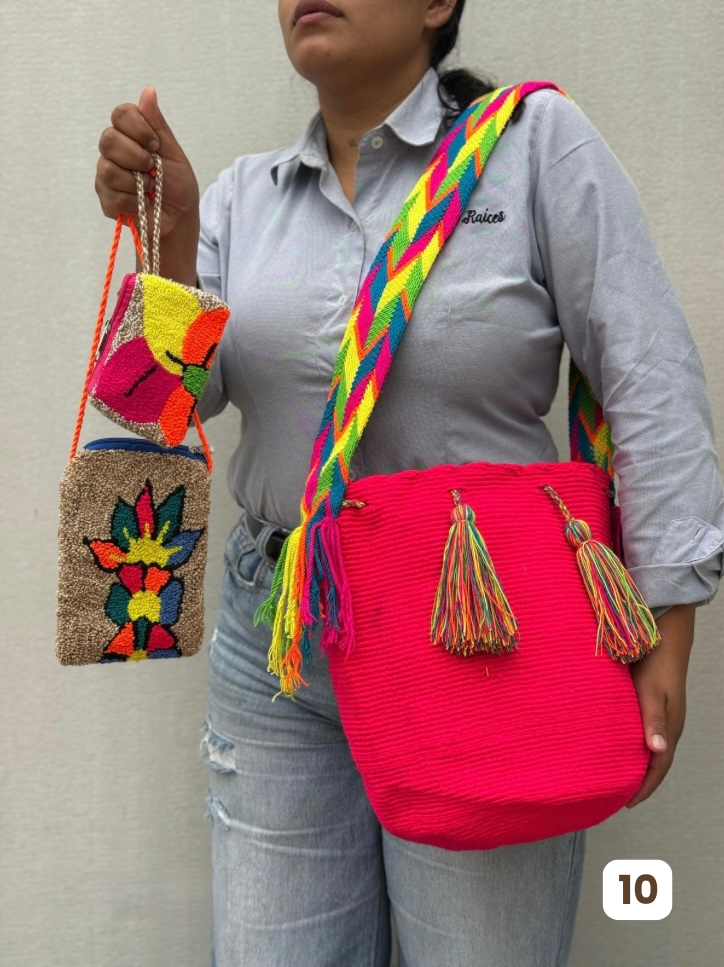💫 Combo: Mochila GRANDE+ Portacelular + (MONEDERO GRATIS) 🎁
