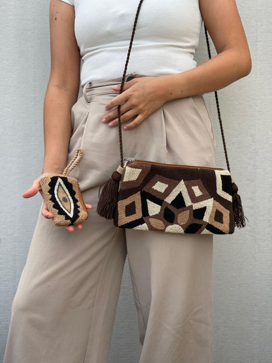 Set Wayuu⭐️- Sobre + Monedero Artesanal😍