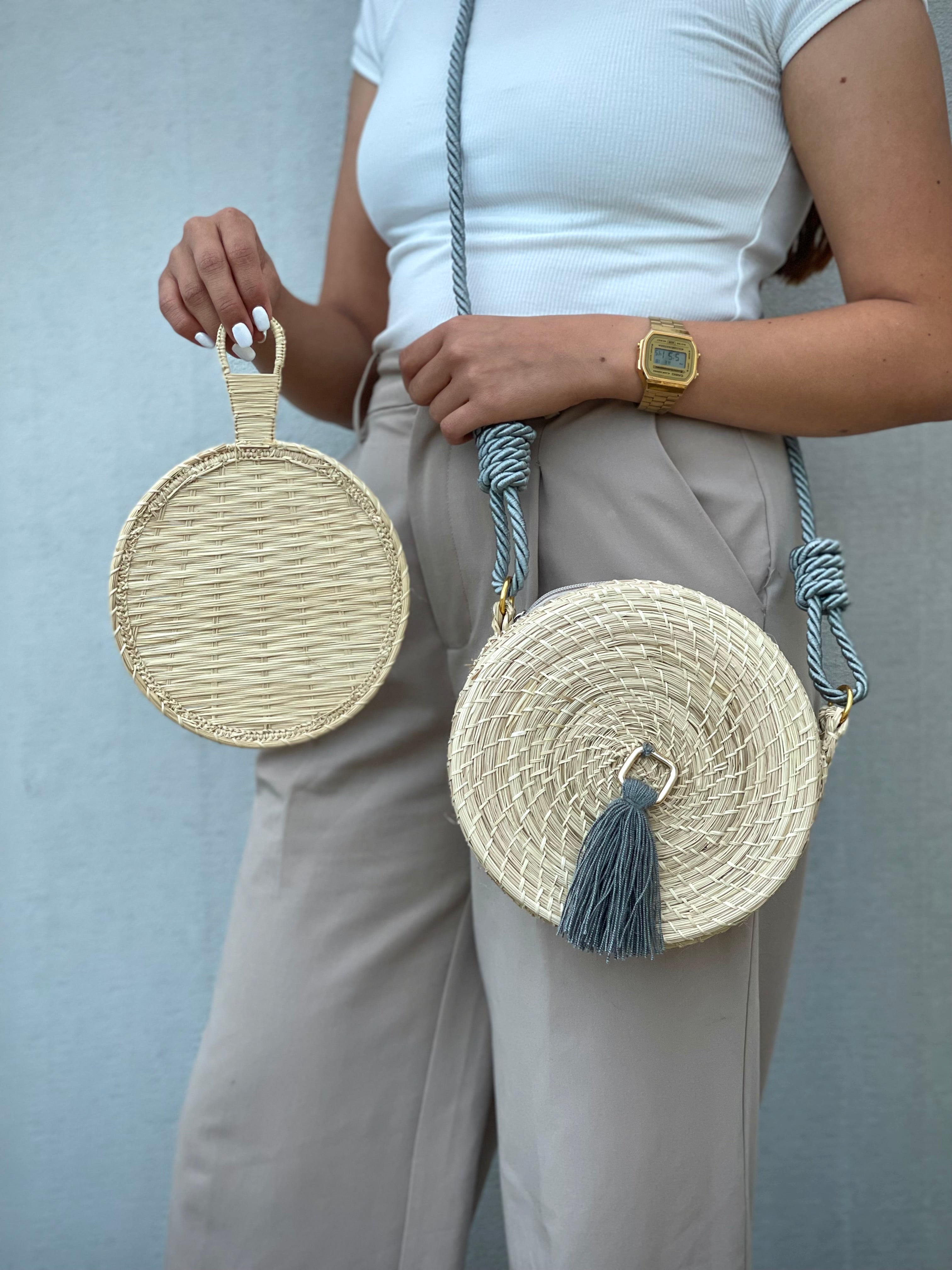 COMBO DE IRACA - Bolso en Forma de Yoyo + (Abanico de Regalo)