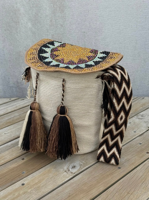 Mochila GRANDE Tapa Perlada (31x28)