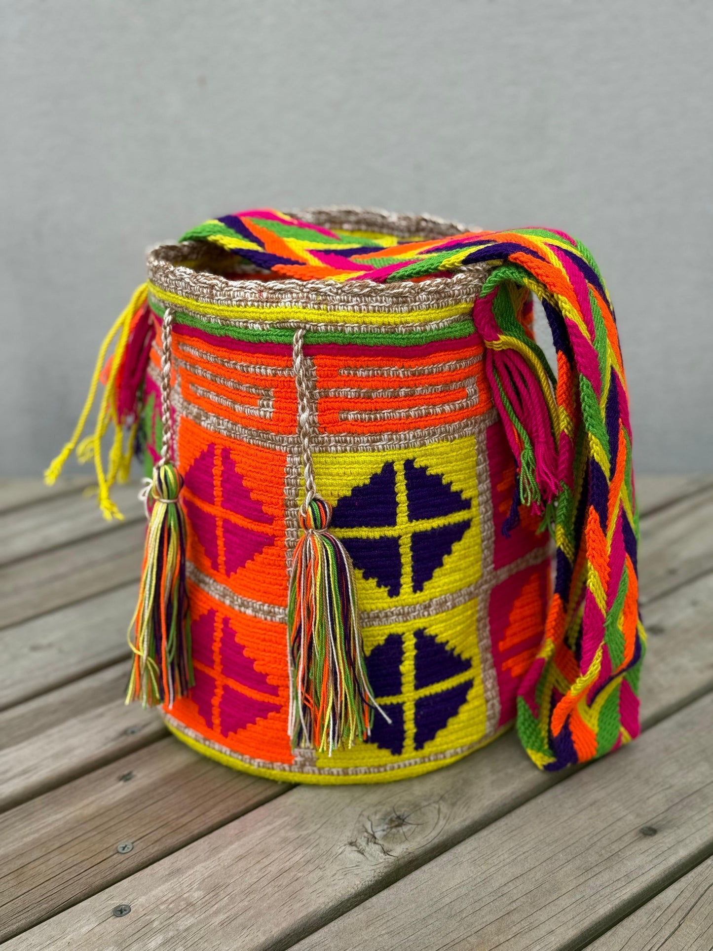 Nuanced Wayuu backpack