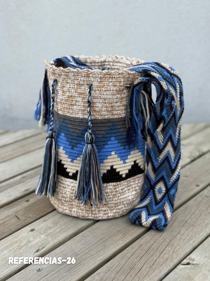 Mochilas GRANDE Diseño Hombre 🔹🩶 (31x28)