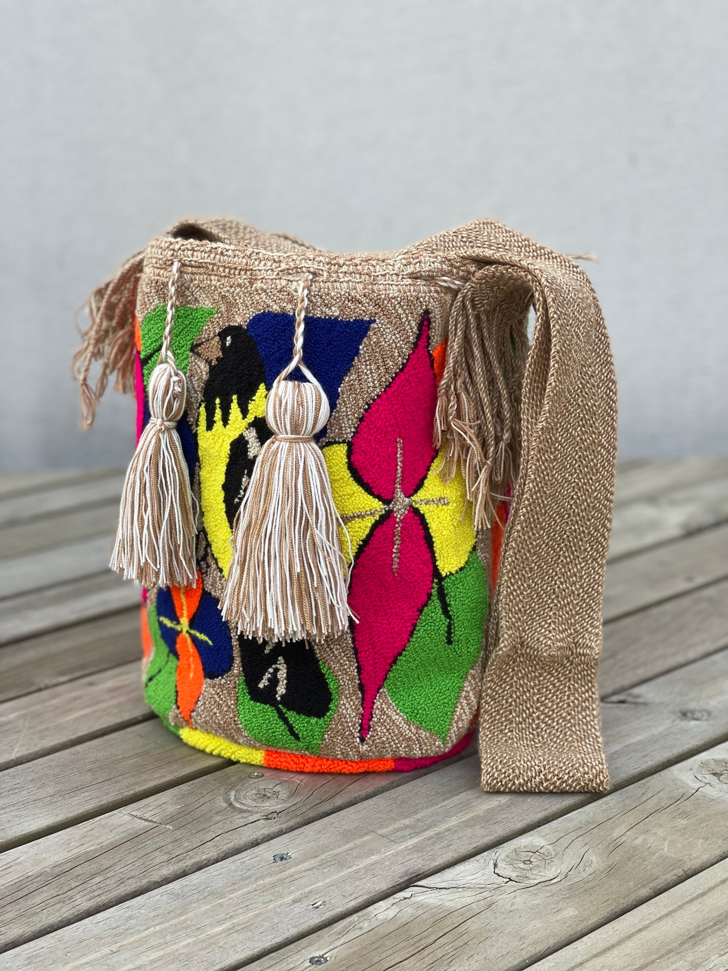 Mochila GRANDE Tapizada (31x28)🦜