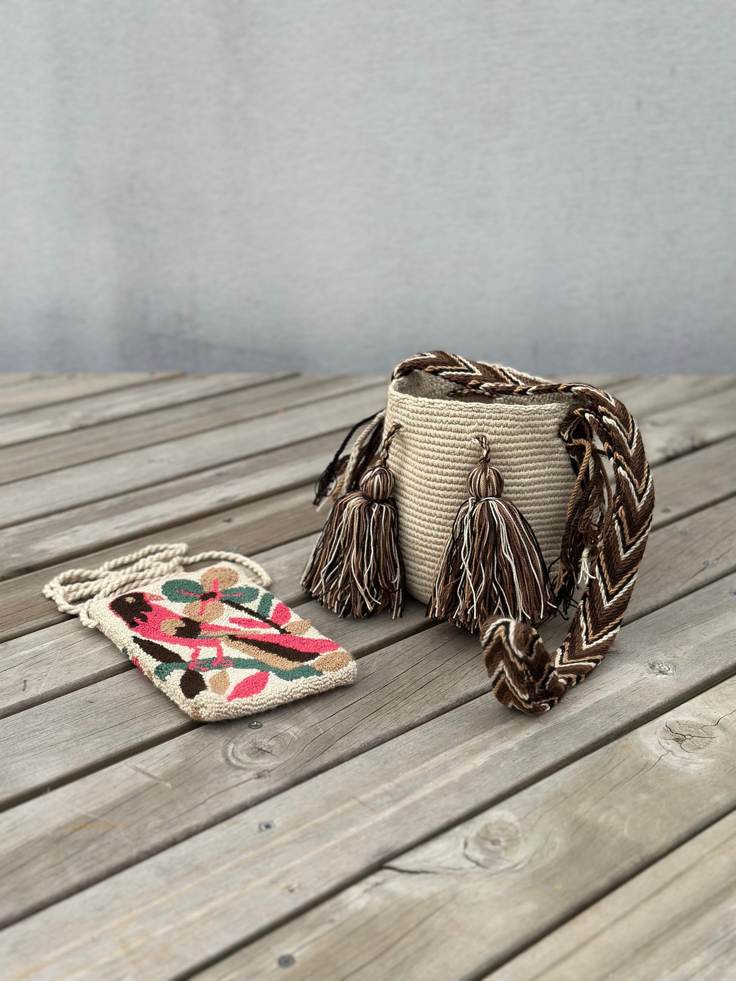 🎒📱 Combo Wayuu: Mochila Pequeña + PortaCelular 🚚✨
