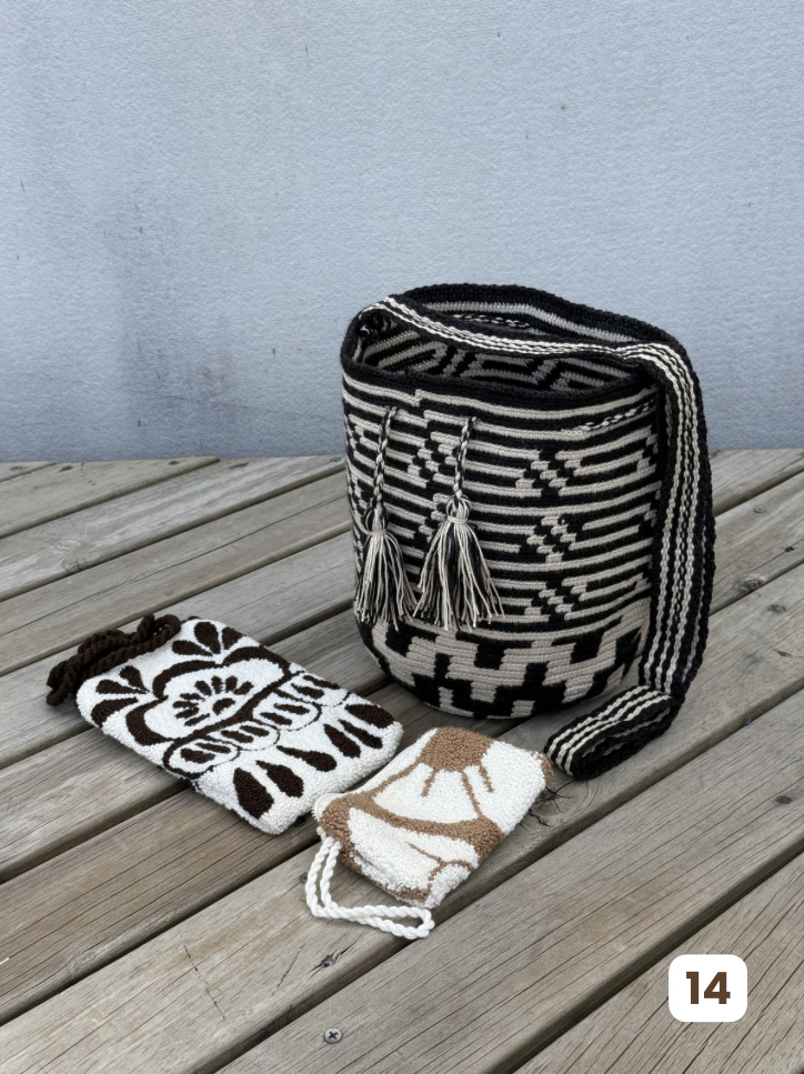 ✨Combo: Mochila MEDIANA Diseño+ Portacelular + (MONEDERO GRATIS) 🎁