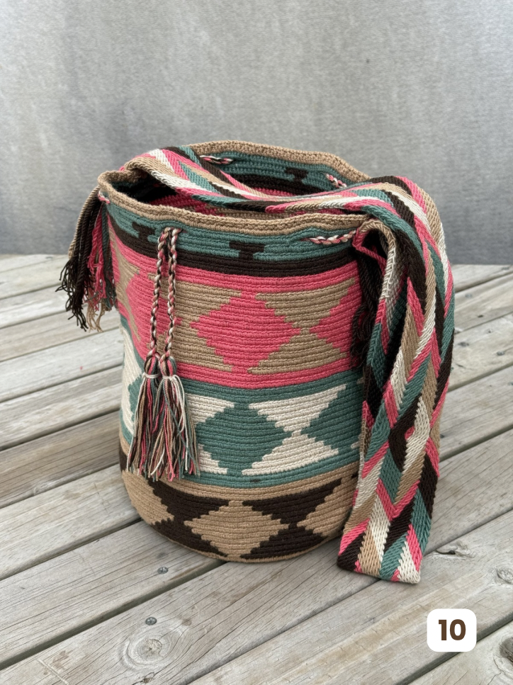 Mochila GRANDE Tonos Guayaba (31x28)